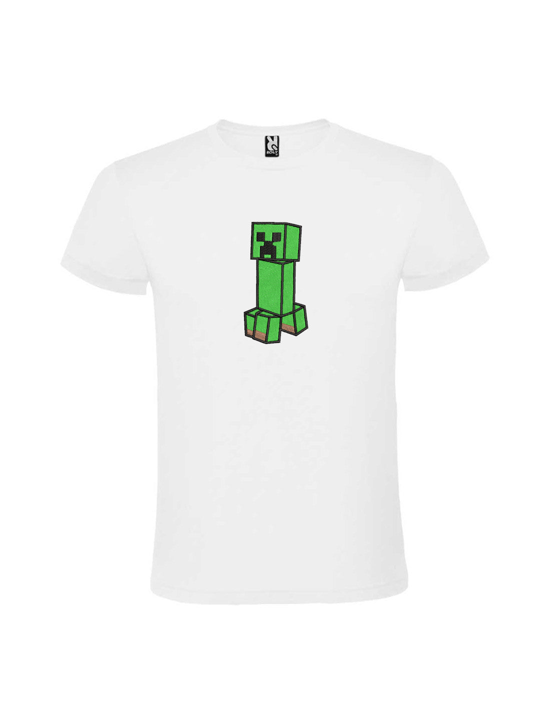 Tricou brodat "Creeper", Minecraft